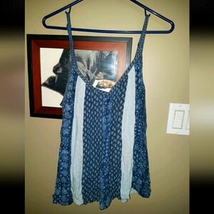 American Eagle Womens BLUE Tank Top